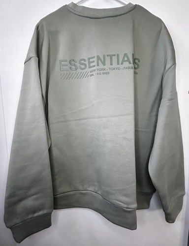Essentials green sweatshirt - green,